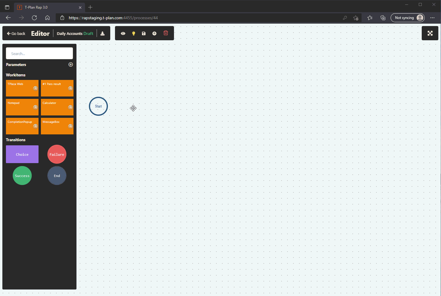 RAP（Robot Automation Portal）の一元管理ダッシュボード画面